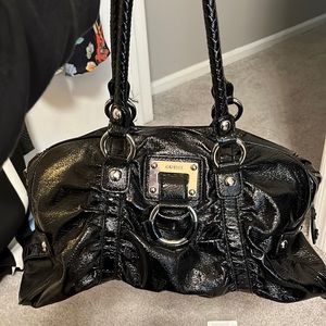 Patent leather guess bag